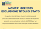 NOVITA’ ISEE 2025 